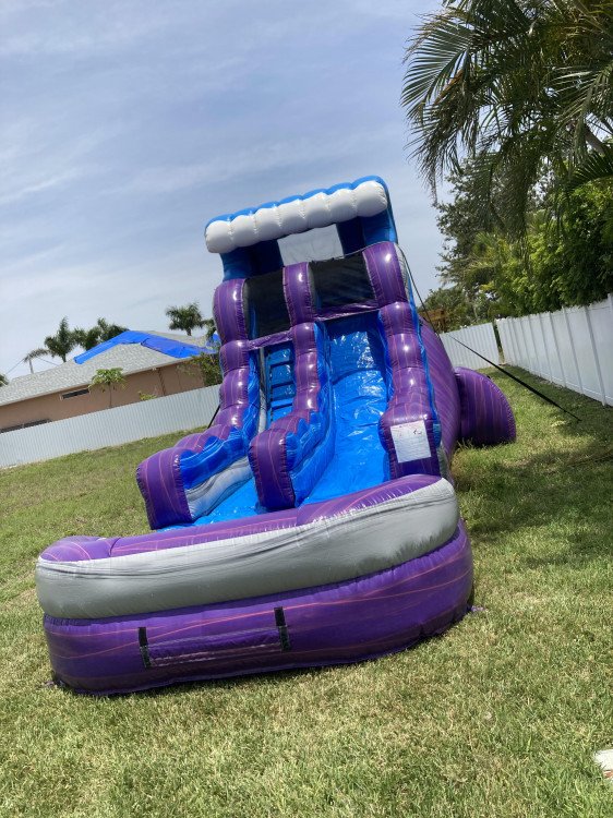 17ft Purple Rain Single Lane XL Pool