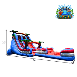 20ft Dual Lane Baja Blast