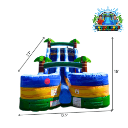 20ft Dual Lane Tropical Thunder