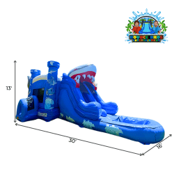 Shark Attack Double Lane Wet/Dry Combo