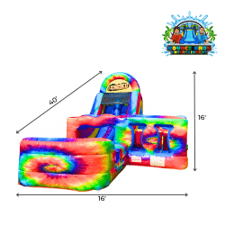 Tye Dye Extreme Wet/Dry Obstacle Course